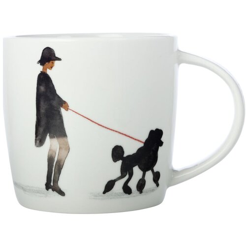 Maxwell williams Bela porcelanasta skodelica 400 ml Fashion Poodle – Cene