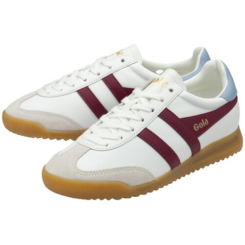 Gola Nizke superge Baskets Sneaker Torpedo cuir Bela Slike