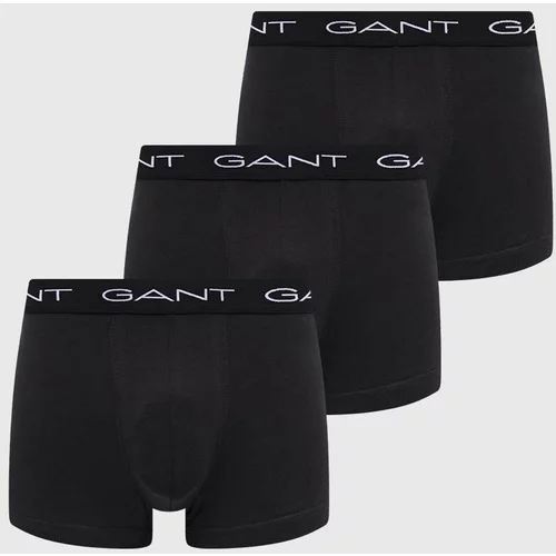 Gant Bokserice 3-pack za muškarce, boja: crna, 900013003