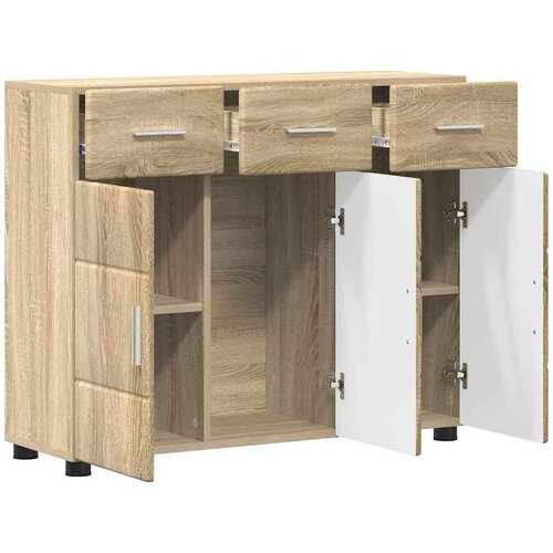  Kreveta Sonoma hrast 88 5 x 30 5 x 73 cm Konstruirano drvo Slike