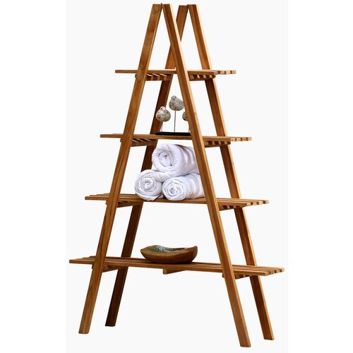 Ambia Garden regal 100/170/30 cm naravne barve Slike