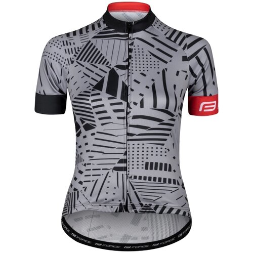 Force Dres SHARD kratki rukav, siva-crna XS Cene