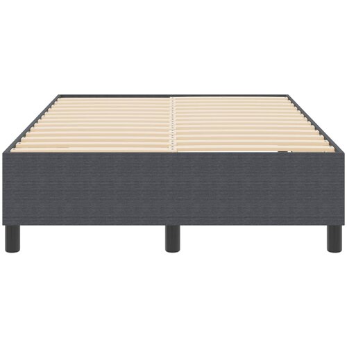  Krevetna platforma Tamno siva 120 x 200 cm Kordura tekstil Slike
