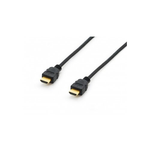 Equip HDMI priključni kabel HDMI A utikač 1.8 m crna 119350 pozlaćeni kontakti HDMI kabel Cijene