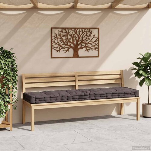  Paletni podni jastuk pamučni 120 x 40 x 7 cm antracit Slike
