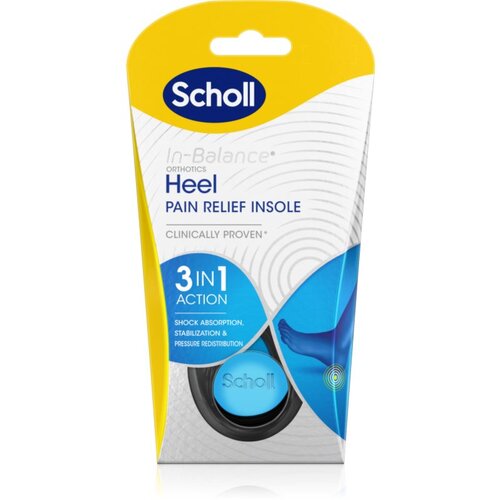 Scholl In-Balance Heel vložki za čevlje za pete velikost Large 1 par Slike