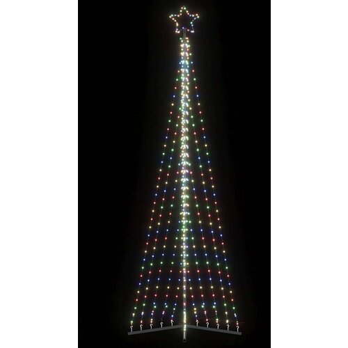 vidaXL Lučke za novoletno jelko 495 LED diod barvita 300,5 cm Cene