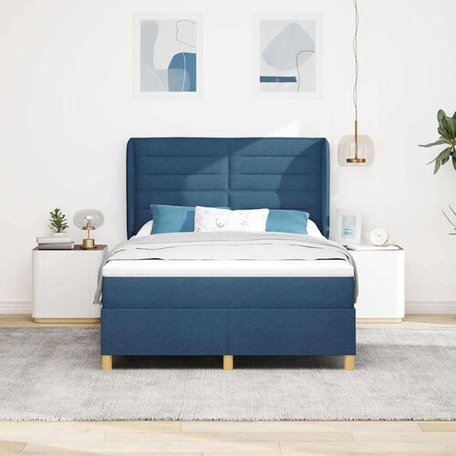  Podna opruga s madracem Tamno siva 90x190 cm Plava 140 x 200 cm - Plava 140 x 200 cm Dizajn linija Slike
