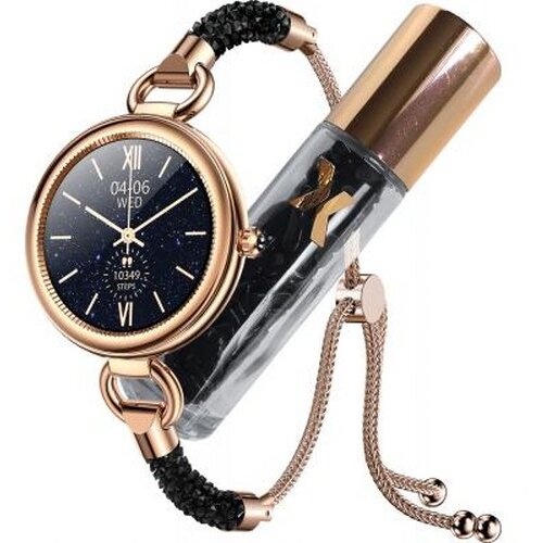 MaxCom FW51 Crystal Jewellery elegantna ura s pedometrom, Zlata, (21233564) Cene