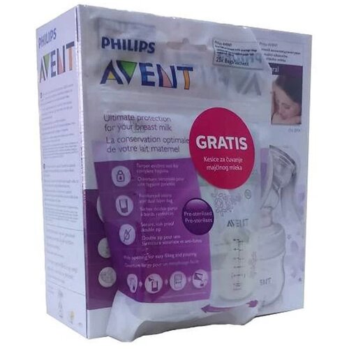 Philips Avent pumpica za izmuzanje + Kesice za odlaganje mleka Cene