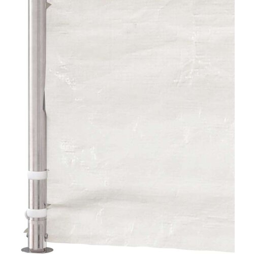 vidaXL Paviljon s streho bel 6,69x2,28x2,69 m polietilen Cene