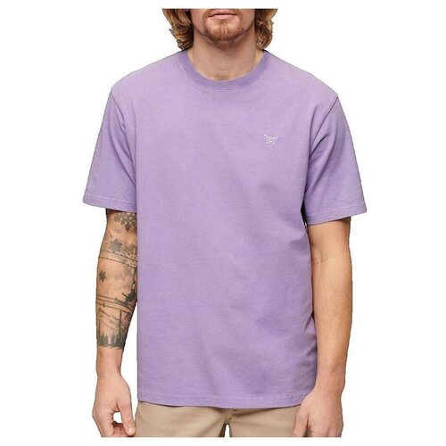 Superdry Majice s kratkimi rokavi T-shirt Vintage Mark coupe ample violet Vijolična Cene