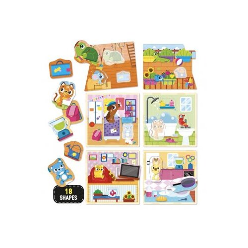 Lisciani Montessori edukativna kutija Kućica za bebe 100613 Cene