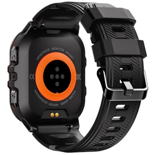 Oukitel robustna vodoodporna pametna ura BT20, črno-oranžna Slike