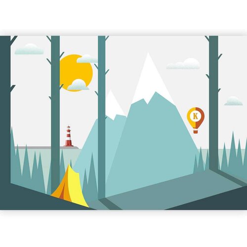 Artgeist Fototapeta On The Camping, 100x70cm Cene