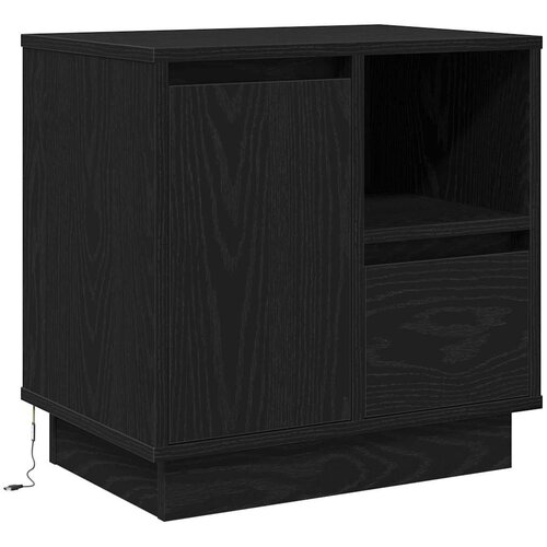  Noćni ormar s ladicama 2 pcs Crni hrast 50 x 34,5 x 50 cm. Slike