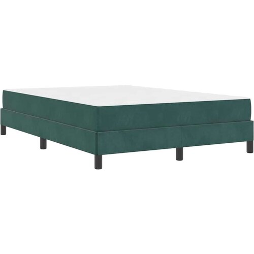  Box spring krevet Tamnozelena 160 x 220 cm tkanina Slike