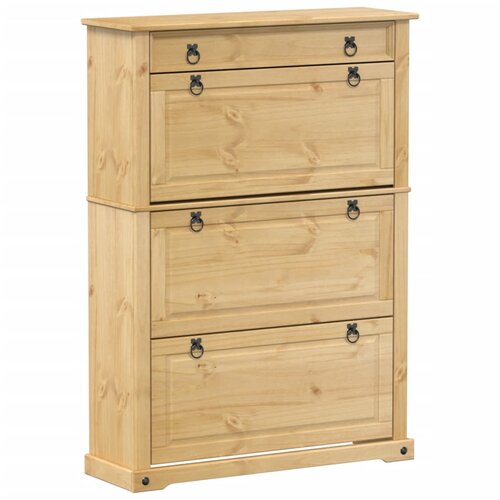 Maison Chic Omarica za obutev - Kopa za čevlje Corona 99x32x138 cm trdna borovina, (21777240) Cene