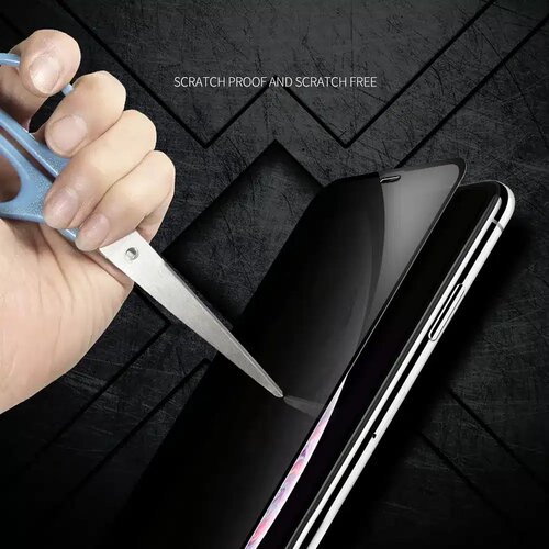 X-ONE Full Cover Extra Strong Privacy kaljeno staklo - za iPhone 15 Pro Max (puno ljepilo) crno Slike