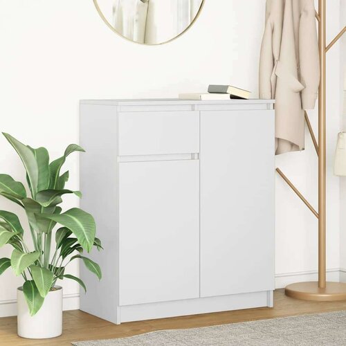 VidaXL Komoda s ladicama bijela 71x35x84 cm konstruirano drvo Slike