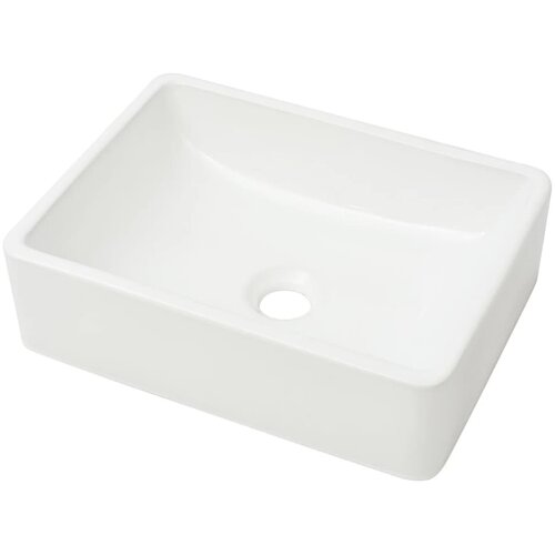 Maison Chic Umivalnik - Kopalna umivalnik - Lavabo Bela Keramika 41x30x12 cm, (21684621) Cene