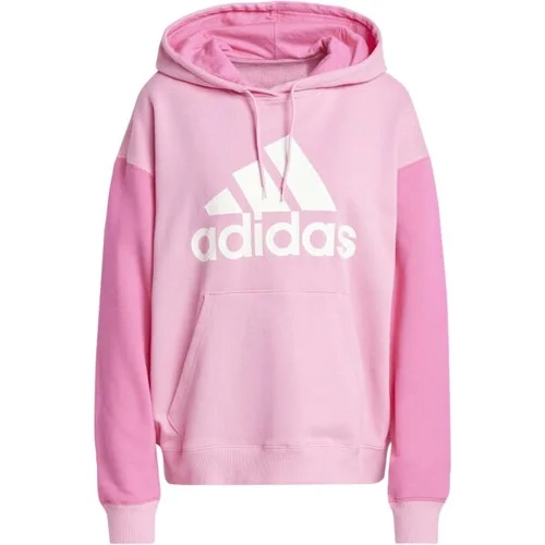 Adidas ESSENTIALS BIG LOGO OVERSIZED FRENCH TERRY HOODIE Ženska dukserica, ružičasta, veličina