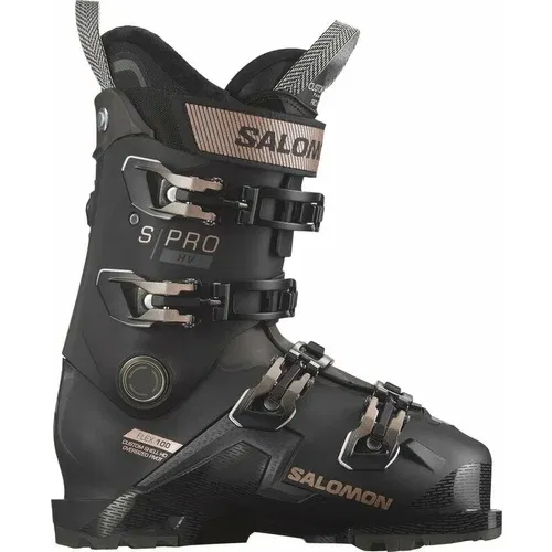 Salomon S/Pro HV 100 W GW 25/25,5 Black/Pinkgold Met./Beluga Alpski čevlji