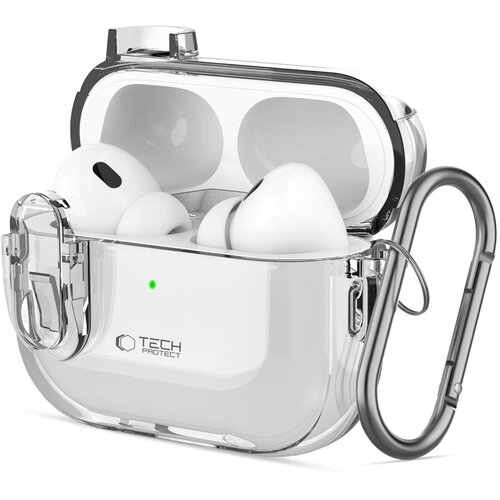 TECH-PROTECT SLIM HOOK CASE ZA APPLE AIRPODS PRO 1 / 2 CLEAR CASE, (22006317) Cene