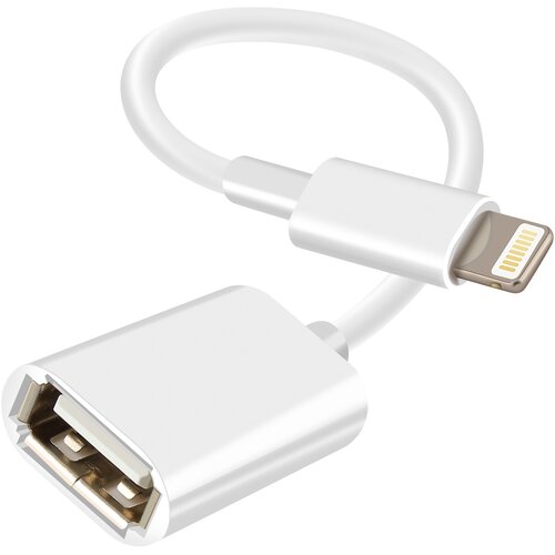 AVIZAR Adapter za polnjenje Ženska USB na moškega Lightning, Bela, (5000220231) Cene
