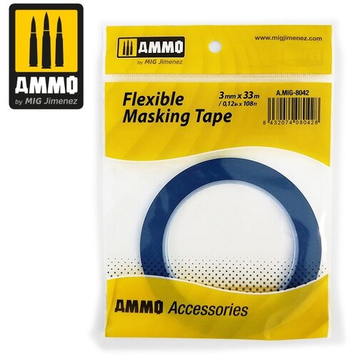AMMO by MIG Jimenez flexible masking tape 3mm x 33m (fleksibilna maskirna traka) Cene