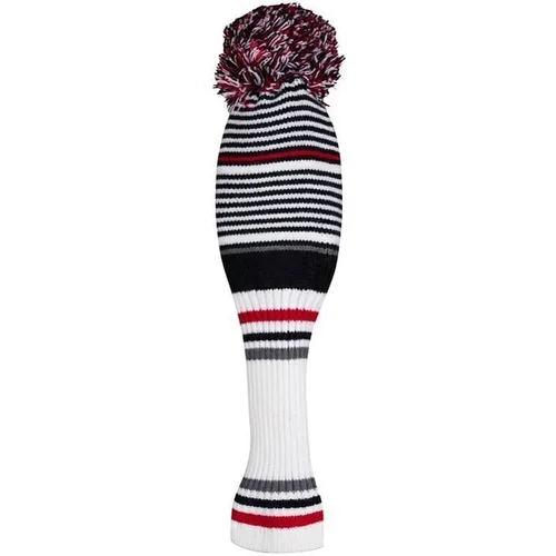 Callaway Pom Pom Fairway Headcover White/Black/Charcoal/Red