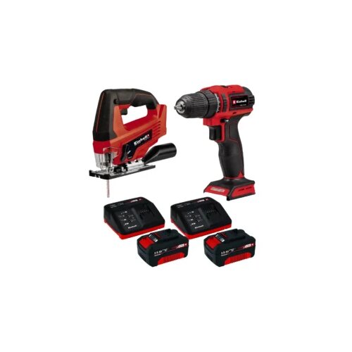 Einhell set aku bušilica i ubodna pila power x-change tk-js 25 li kit Cijene