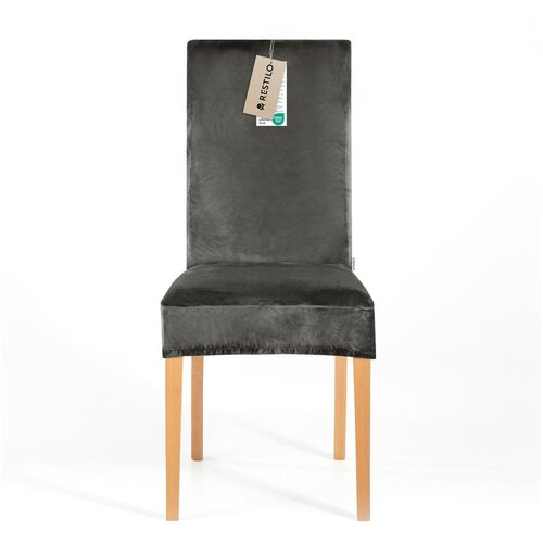 Restilo Siva rastezljiva presvlaka za stolicu 48 cm Sento &amp;ndash; Slike