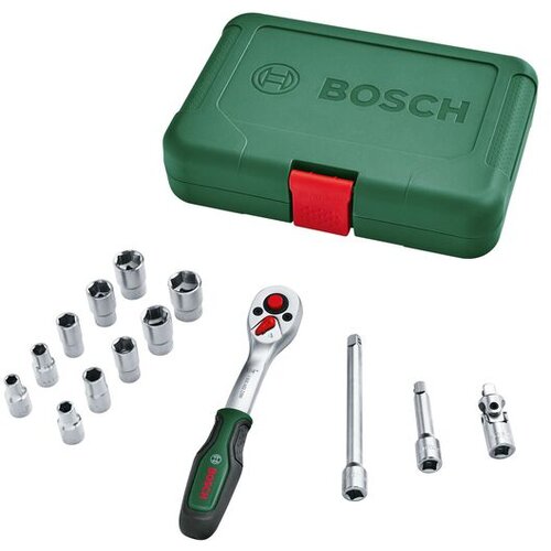 Bosch Set adaptera za nasadni ključ u koferu 14-delni, 1600A02BY0 Cene