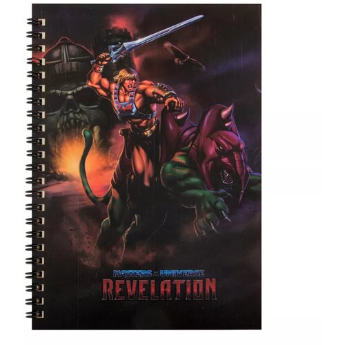 Cinereplicas Masters Of The Universe Revelation - He Man With Battle Cat Notebook Slike