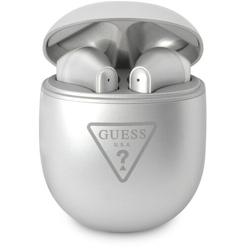 Guess TWS TRIANGLE LOGO SILVER Slike
