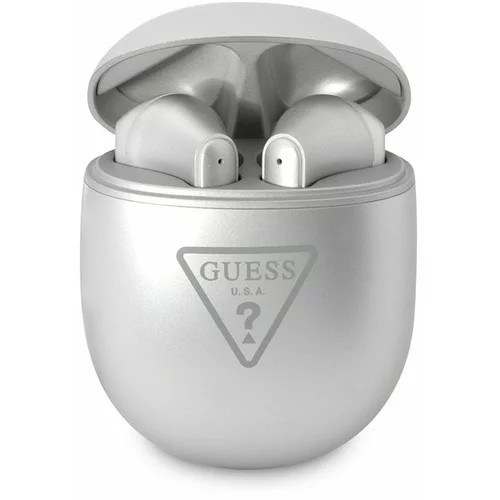 Guess TWS TRIANGLE LOGO SILVER