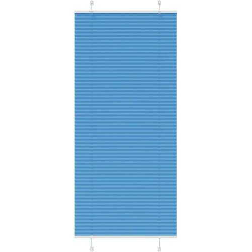 vidaXL Plisirana zavjesa Plava 85x200 cm &Scaron;irina tkanine 84 4 cm Poliester - Plava 85 x 200 cm Cijene
