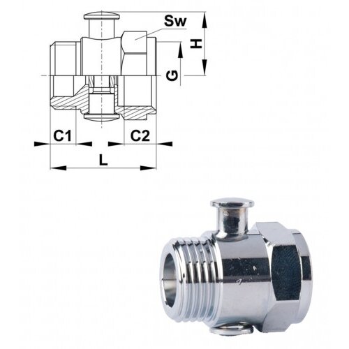 Herz Ventil za tuš G 1/2" VT619 Cijene