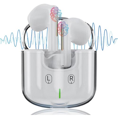 Venisymlis Prozorne ušesne slušalke Bluetooth 5.3, brezžične slušalke za vstavljanje v uho, globoki basi, (22102545) Cene