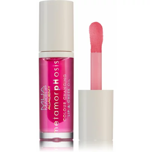MUA Makeup Academy Metamorphosis oljast sijaj za ustnice za ustnice in lica dišave Plump It Up (Mint) 7 ml