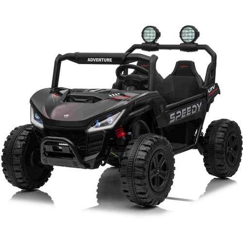 Buggy na akumulator SPEEDY 4x4 - dvosedežni - črni Slike