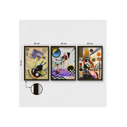 Wallity Set uramljenih slika 3SC_UN84644, 3 dijela Cene