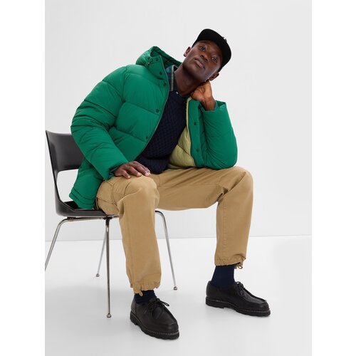 GAP Quilted Hooded Jacket - Men Cene