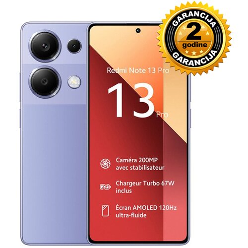 XIAOMI REDMI NOTE 13 PRO 8+128GB PURPLE EU Slike