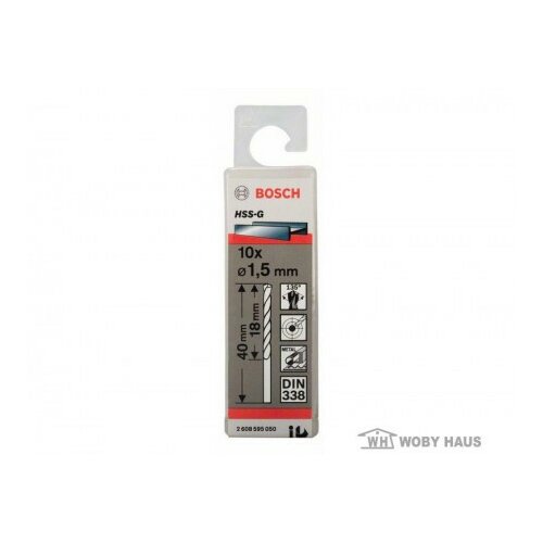 Bosch burgija za metal - HSS-G, 1. 5mm, 2608595050 Slike
