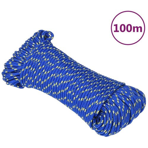 vidaXL brodski konop plavi 3 mm 100 m od polipropilena Cijene