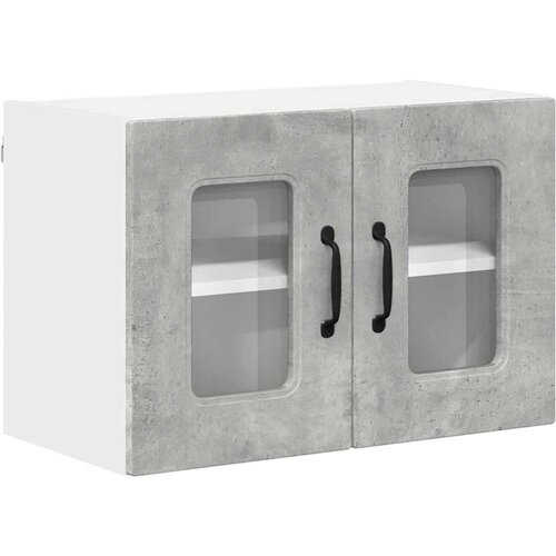 VidaXL Zidni kuhinjski ormarić 2 pcs Betonski sivi 60 x 31 x 40 cm Slike