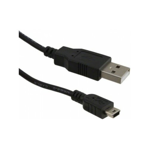 Fast Asia USB A - USB Mini-B M/M 1.8m Black kabal Slike