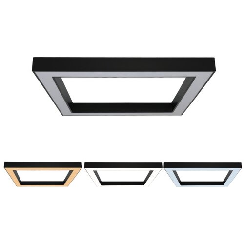  LED stropna svetiljka LED/150W/230V 3000/4000/6500K 120x120 cm crna Slike